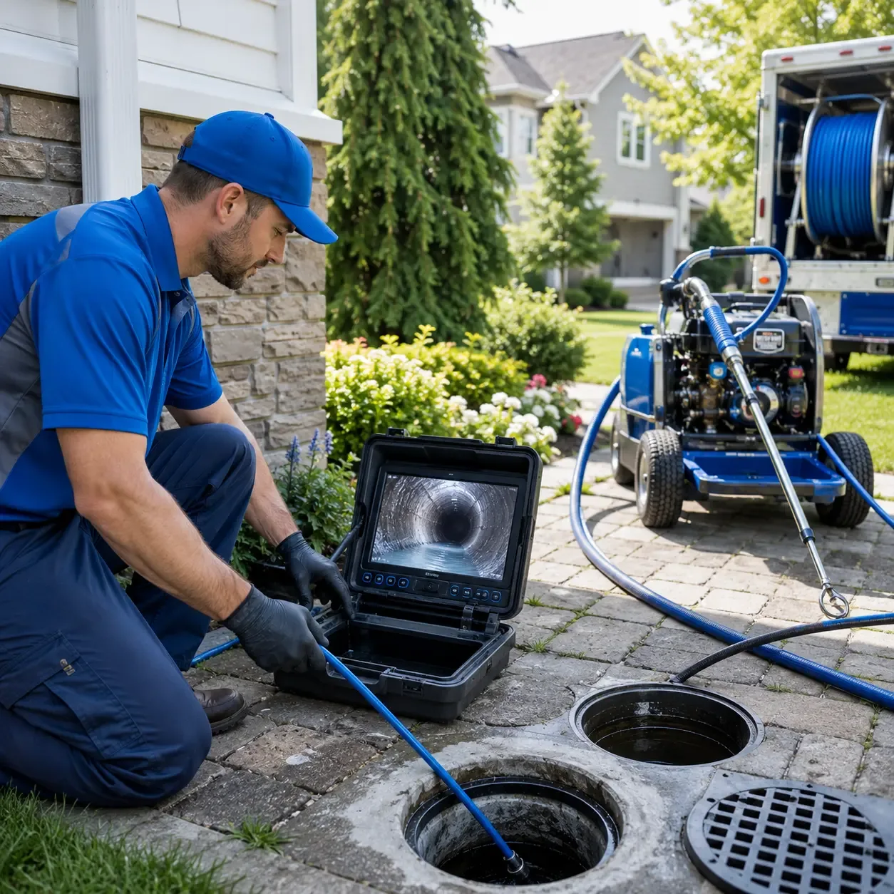 Outdoor drain cleaning professionals serving Scarsdale, NY